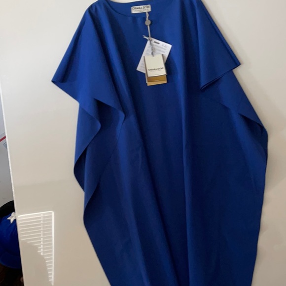 CHIARA BONI Made in Italy ARAYA Dress Royal Blue Small - Picture 7 of 8